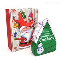 马口铁树形铁盒 圣诞创意食品包装盒