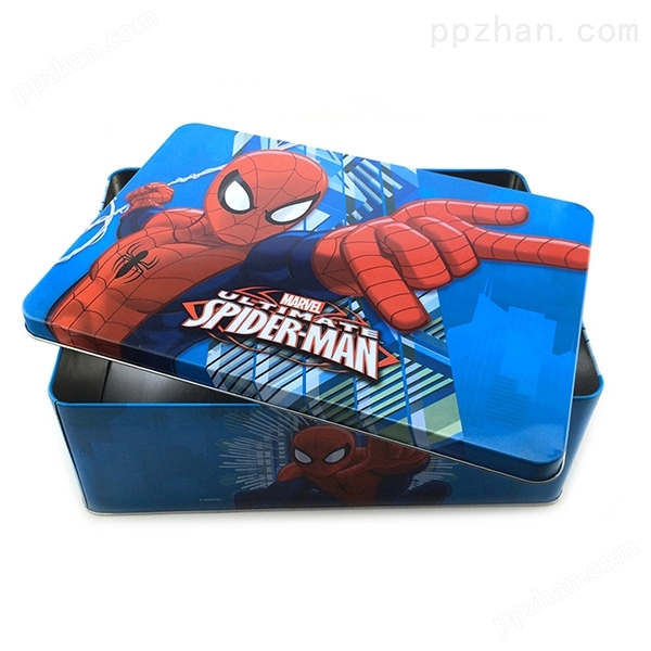 高档蜘蛛侠玩具礼品铁盒