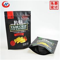 广东厂家定制彩印铝箔膨化食品薯片充气休闲零食袋直立拉链自封自立食品包装袋