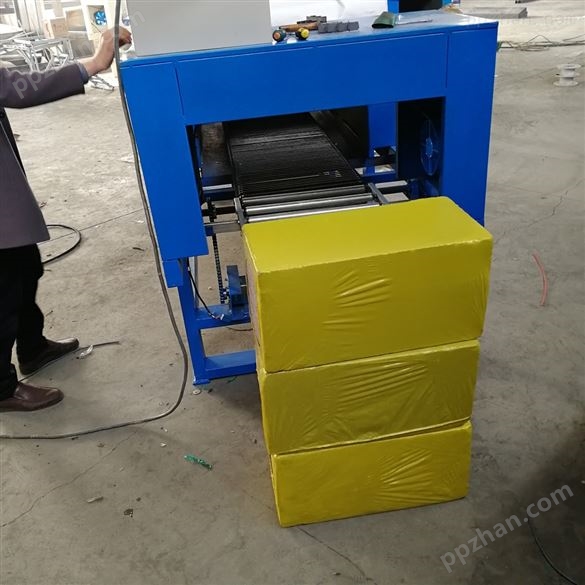 凯杰 岩棉板塑包机 自动套膜机 热收缩包装机厂家