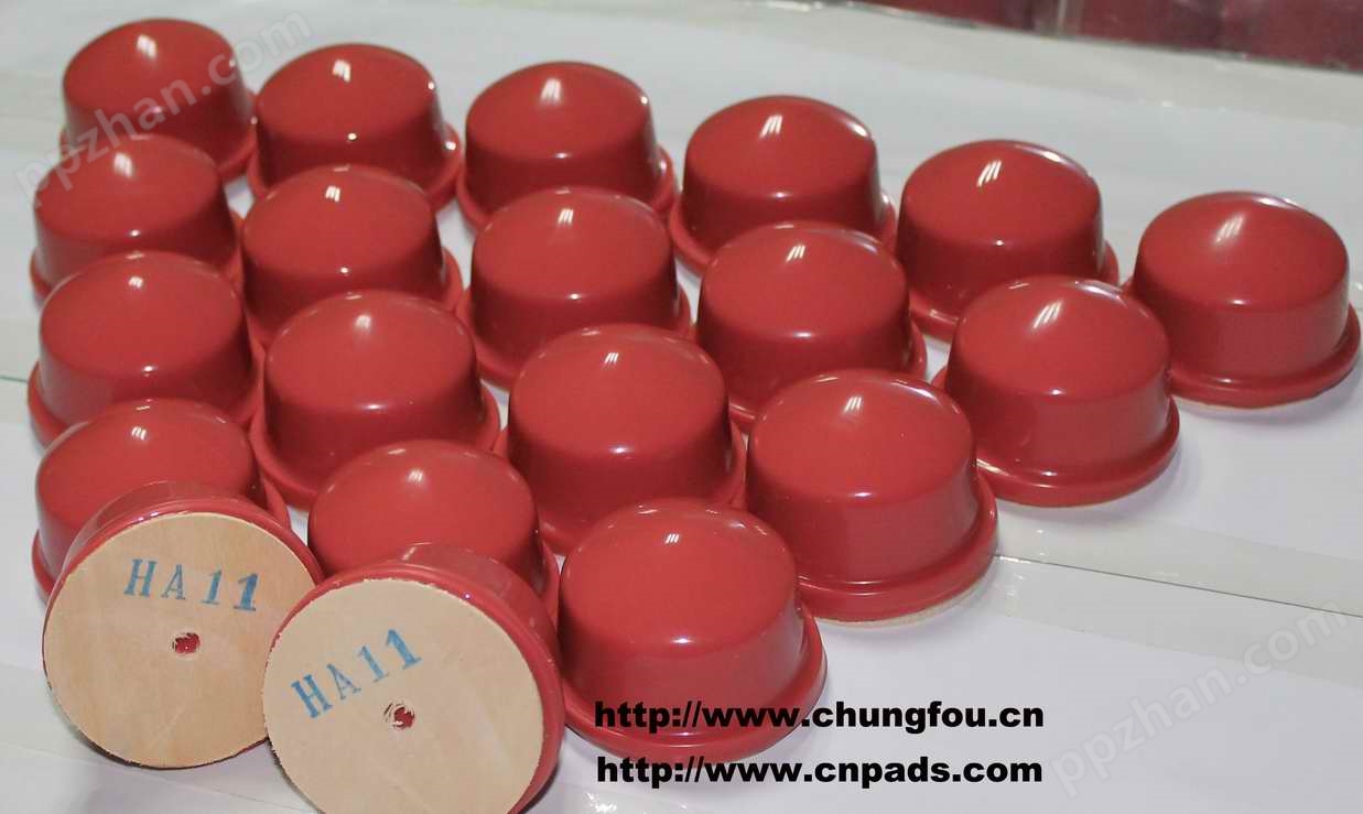 移印胶头厂家 生产红色 优质 好上油 HA11移印硅胶头