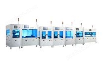 全自动玻璃丝印机生产线带烘干装置