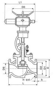 J941H电动截止阀结构图