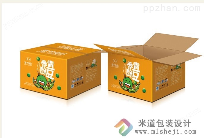 香酥青豆包装设计 青豆食品包装袋设计