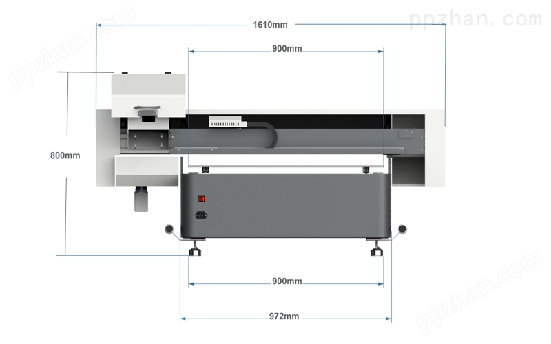 小型uv打印机外观尺寸图