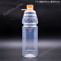 1L升装水瓶  酒瓶 pet 液体瓶 可配提手