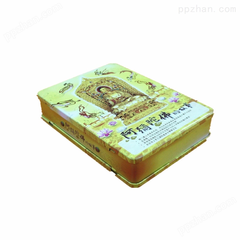 佛学宣传片DVD包装铁盒 佛教故事光碟包装铁盒