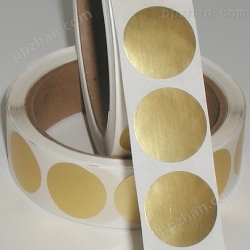 金箔纸圆圈标签